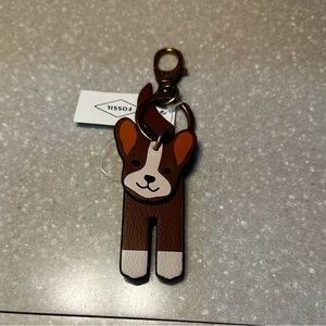 New Fossil Dog Keychain